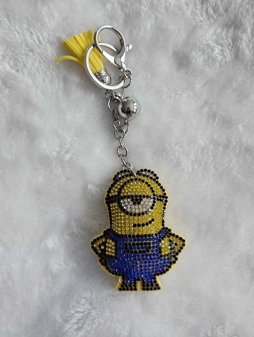 Minions Beaded Keychain Set - Yellow Blue Characters (Set of 4) - Picture 5 of 10